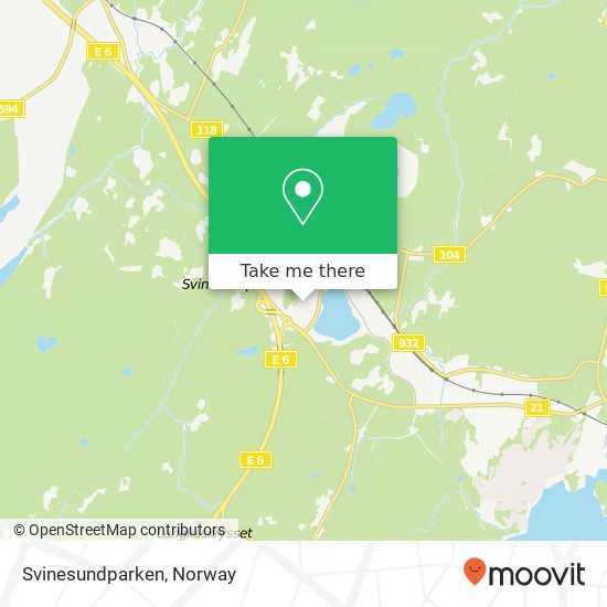 Svinesundparken map
