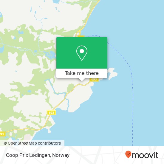 Coop Prix Lødingen map