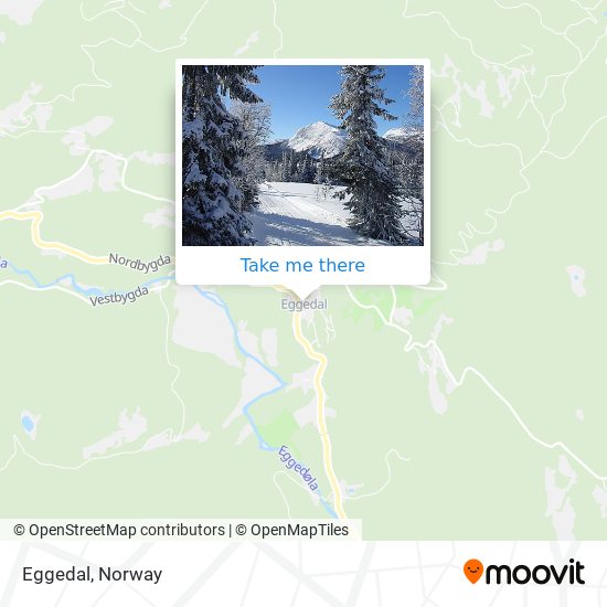 Eggedal map