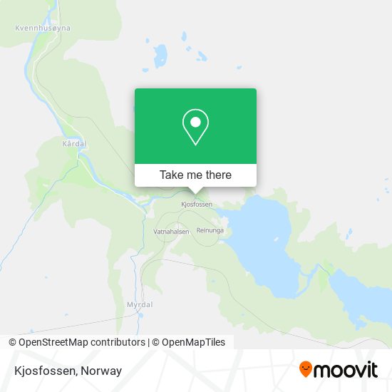 Kjosfossen map