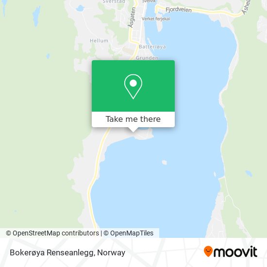 Bokerøya Renseanlegg map