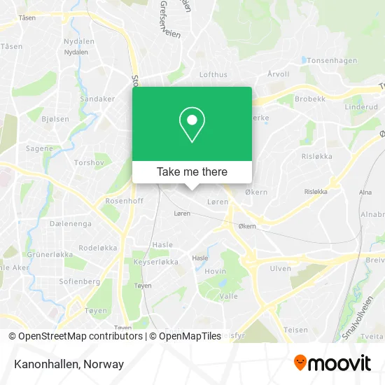 Kanonhallen map