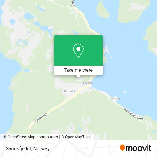 Sandsfjellet map