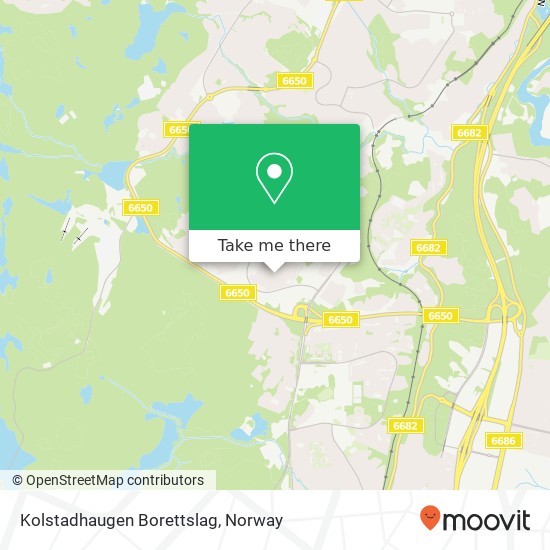Kolstadhaugen Borettslag map