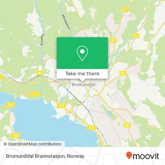 Brumunddal Brannstasjon map