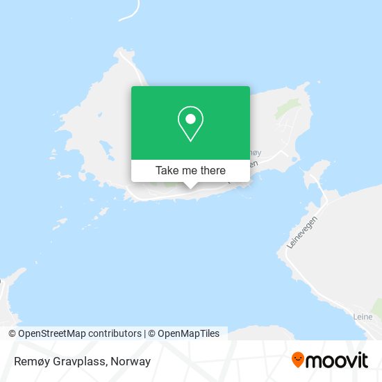 Remøy Gravplass map