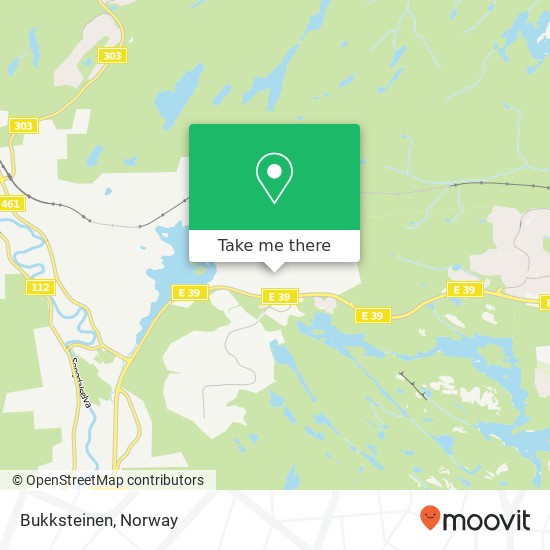 Bukksteinen map