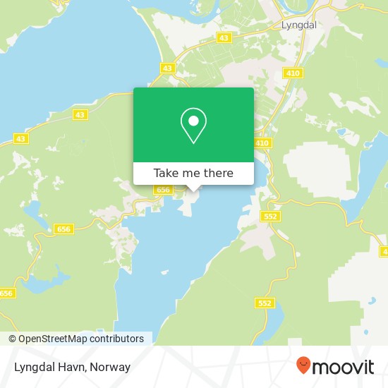 Lyngdal Havn map