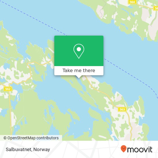 Salbuvatnet map
