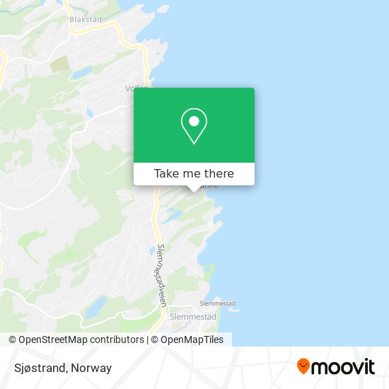 Sjøstrand map