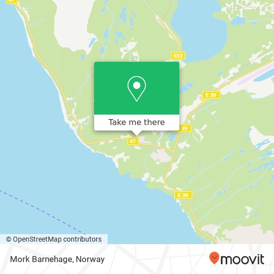 Mork Barnehage map
