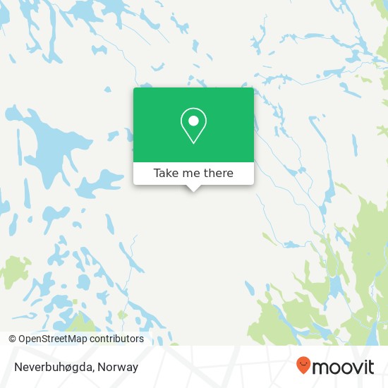 Neverbuhøgda map