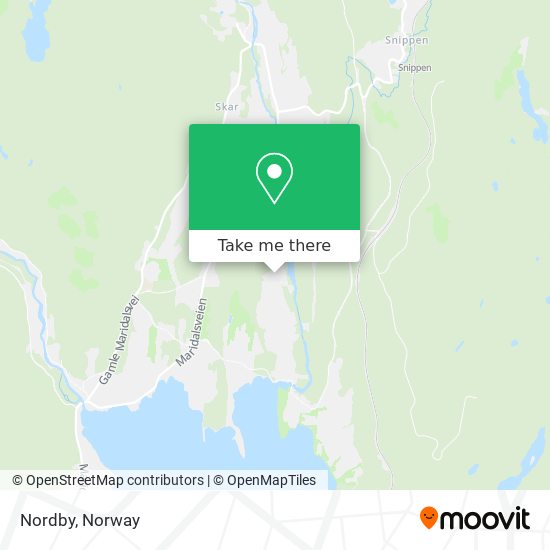 Nordby map