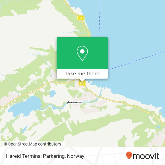 Hareid Terminal Parkering map