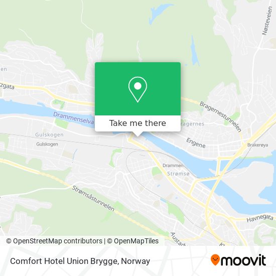 Comfort Hotel Union Brygge map