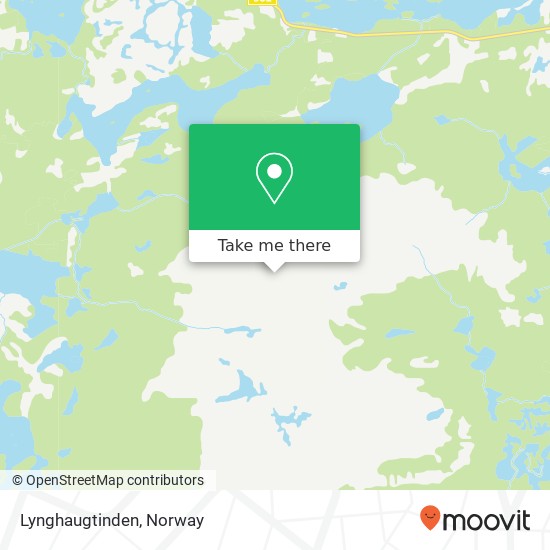 Lynghaugtinden map