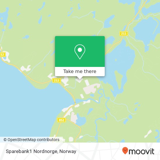 Sparebank1 Nordnorge map