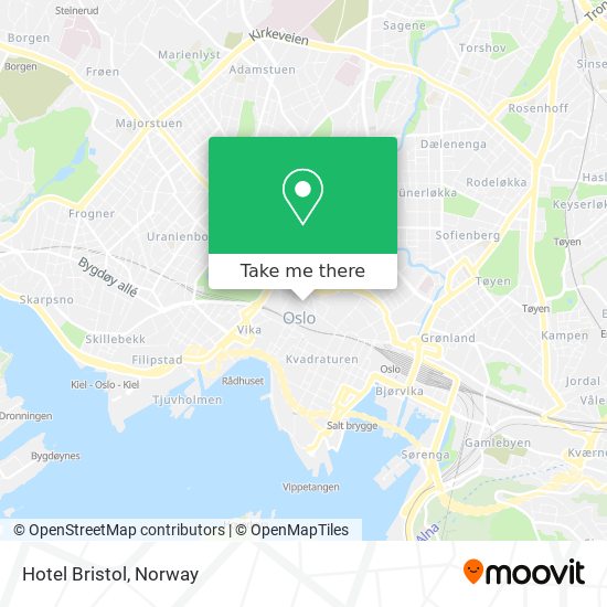 Hotel Bristol map