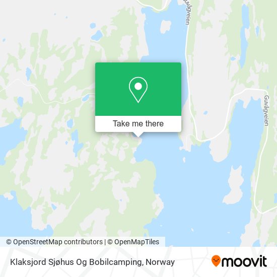 Klaksjord Sjøhus Og Bobilcamping map