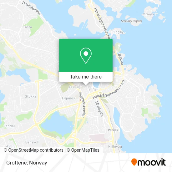 Grottene map