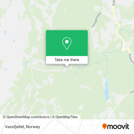 Vassfjellet map