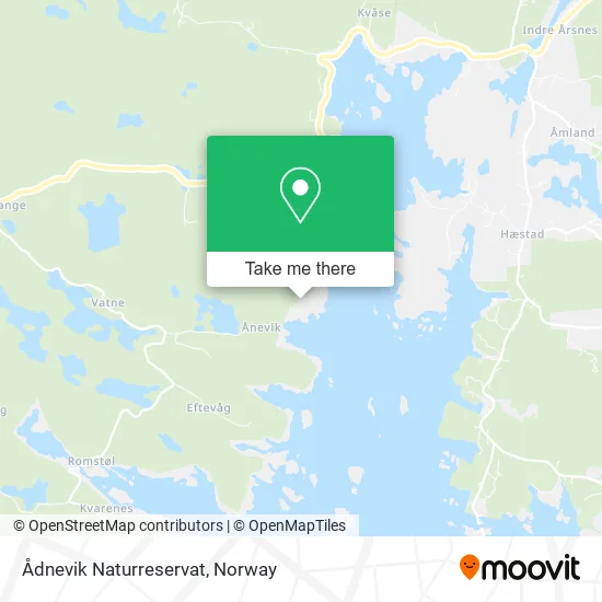 Ådnevik Naturreservat map