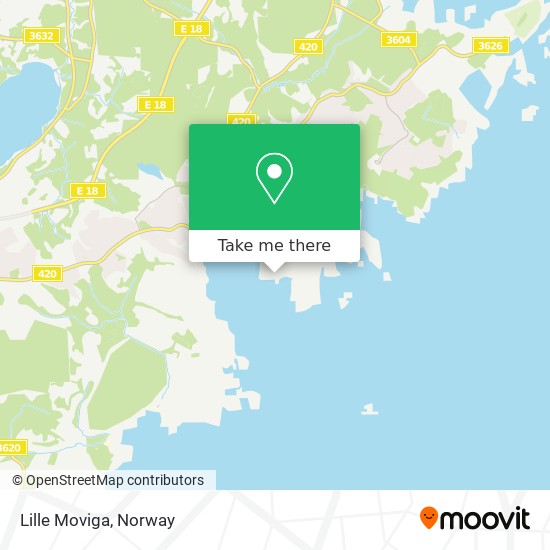 Lille Moviga map