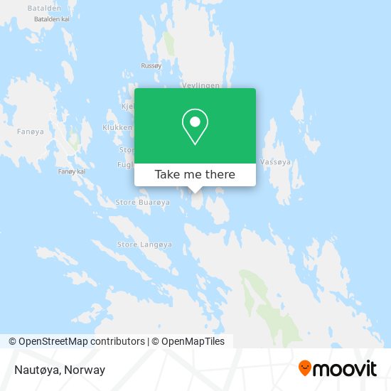 Nautøya map