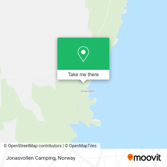 Jonasvollen Camping map