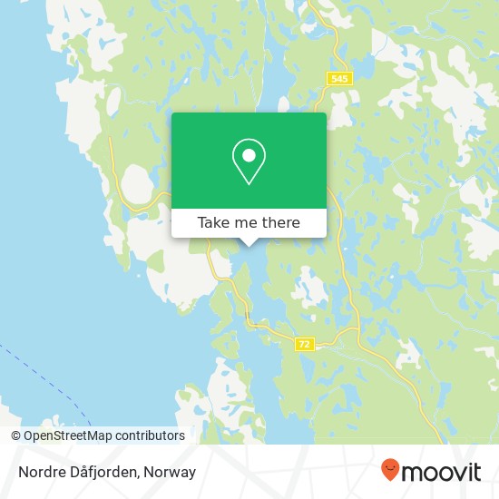 Nordre Dåfjorden map