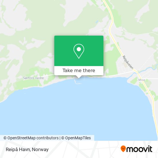 Reipå Havn map
