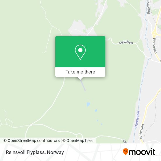 Reinsvoll Flyplass map