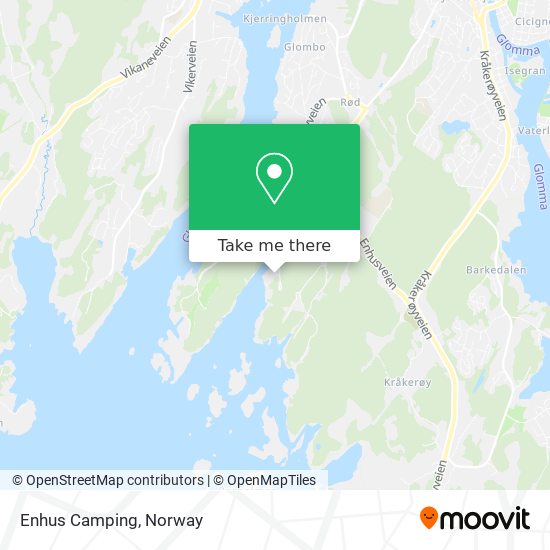 Enhus Camping map