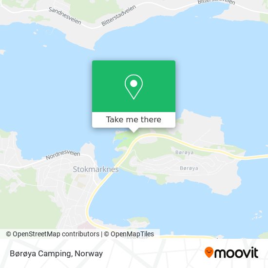 Børøya Camping map