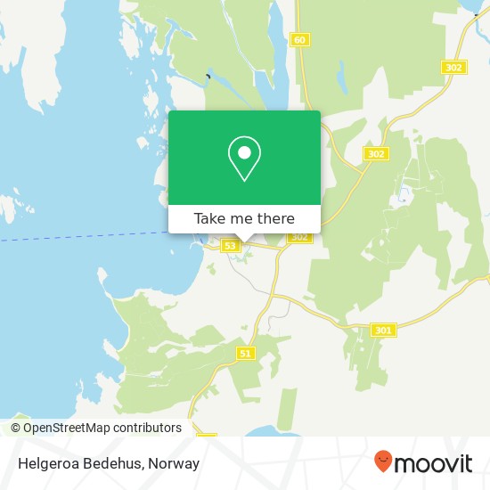 Helgeroa Bedehus map