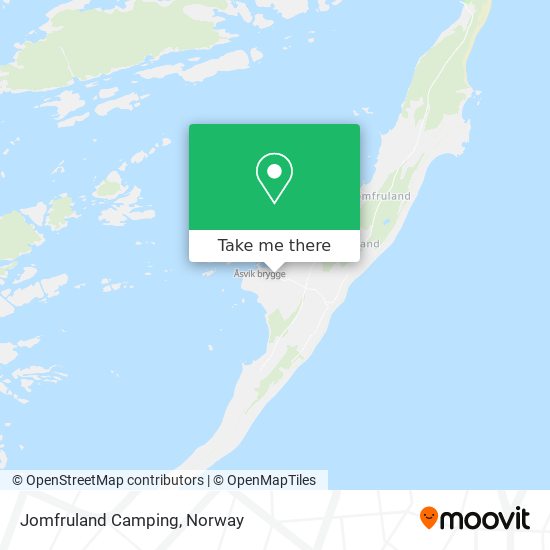 Jomfruland Camping map