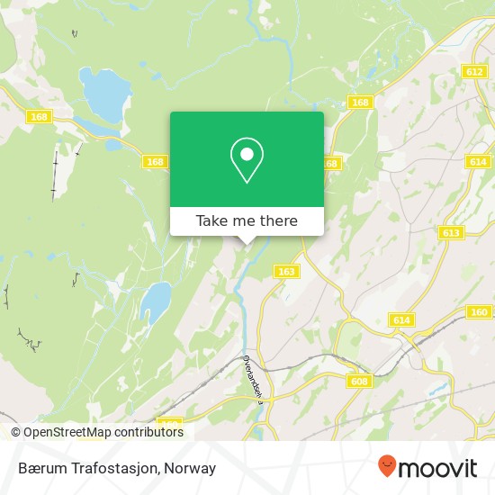 Bærum Trafostasjon map
