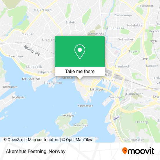 Akershus Festning map