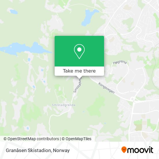 Granåsen Skistadion map