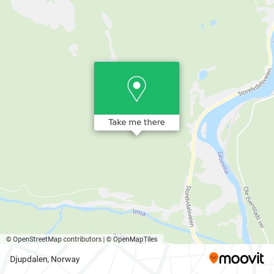 Djupdalen map