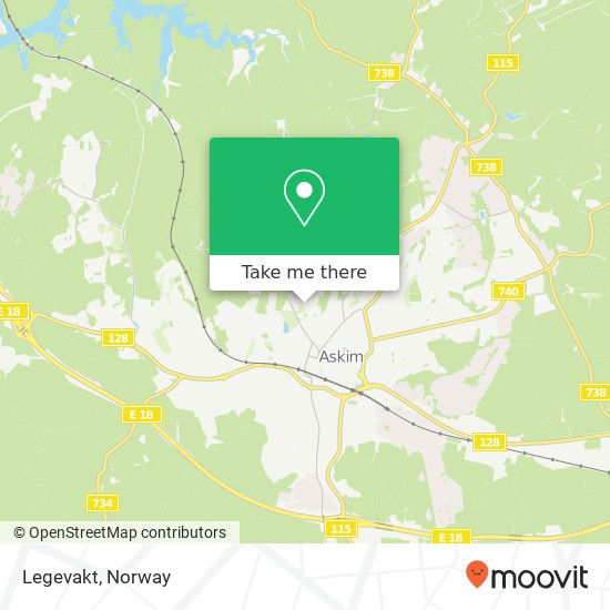 Legevakt map