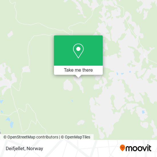 Deifjellet map