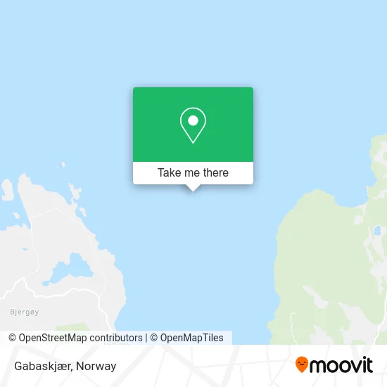 Gabaskjær map