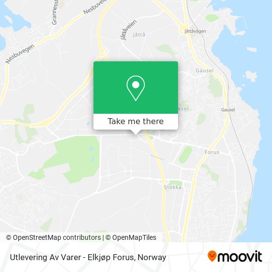 Utlevering Av Varer - Elkjøp Forus map