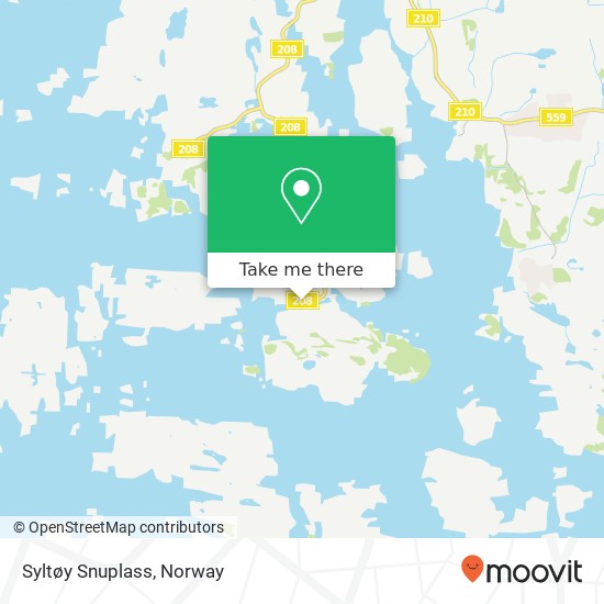 Syltøy Snuplass map