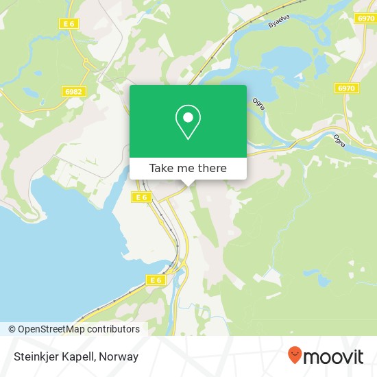 Steinkjer Kapell map