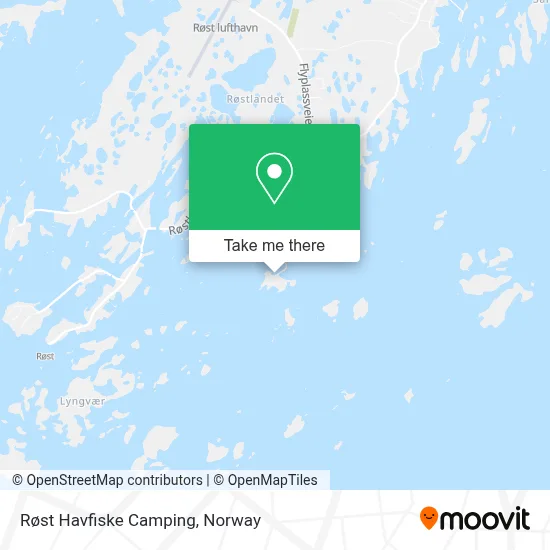 Røst Havfiske Camping map