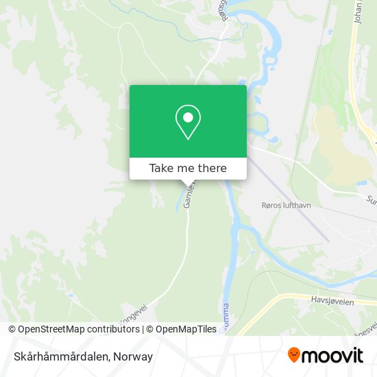 Skårhåmmårdalen map