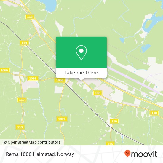 Rema 1000 Halmstad map