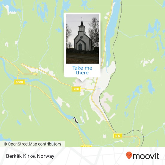Berkåk Kirke map